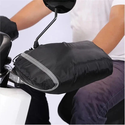 Handlebar Mittens for Motorcycle (Windproof, Warm)