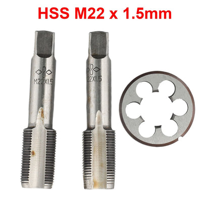 M22 X 1.5mm Tap & Die Set for CNC Metalworking & Manufacturing