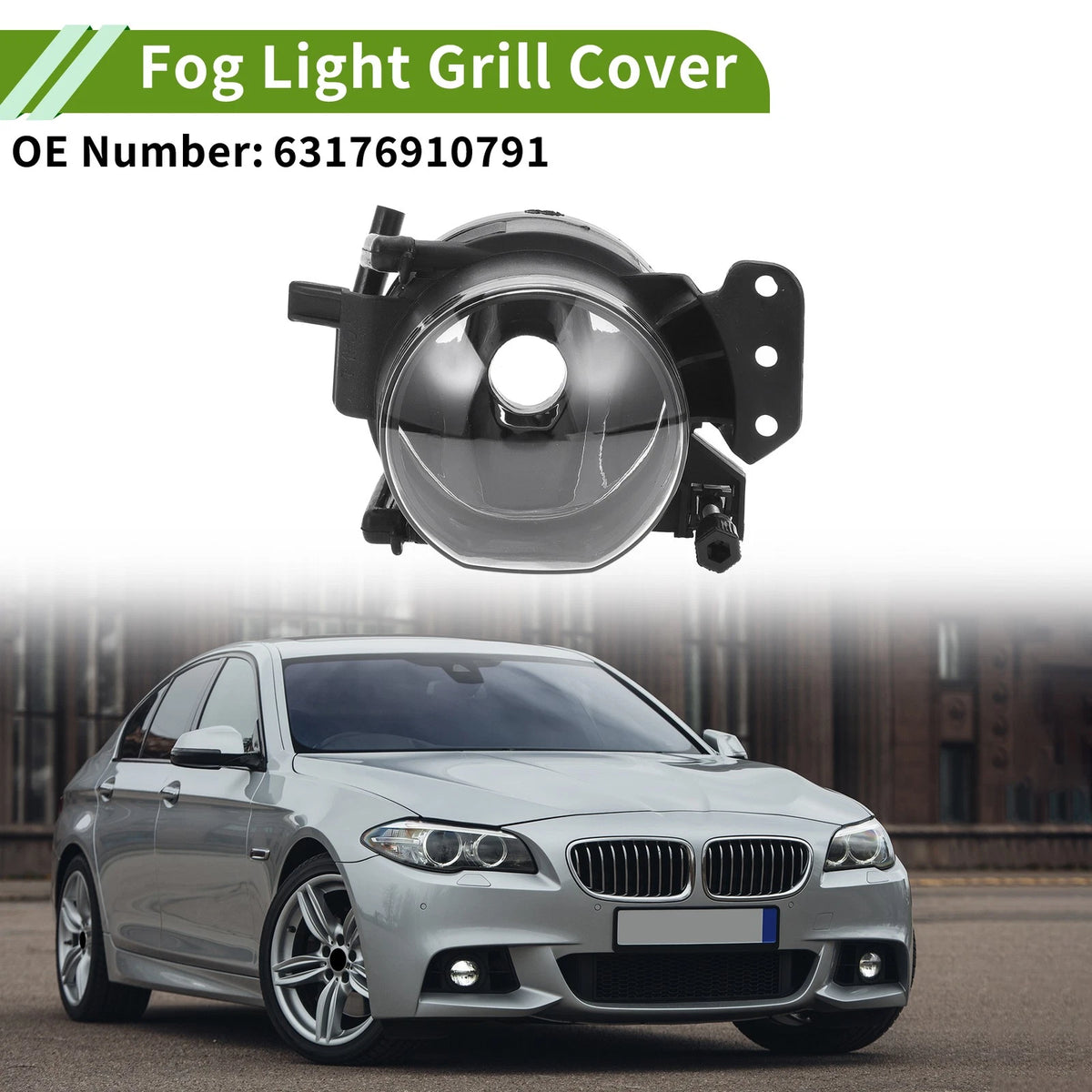 Left Fog Light Grill Replacement for BMW 5 Series E60 (2004–2008)