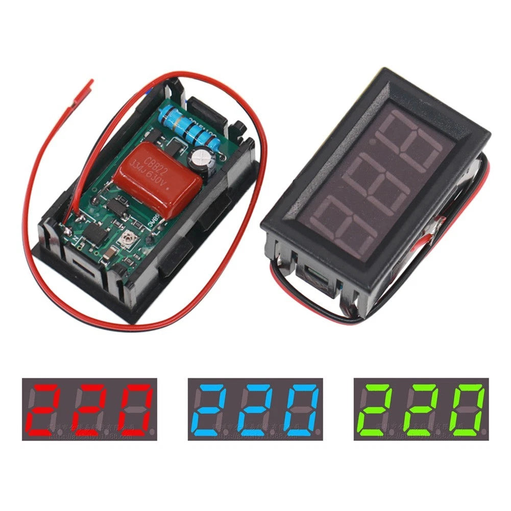LED AC Voltage Table Voltmeter for AC220V 70V 500V