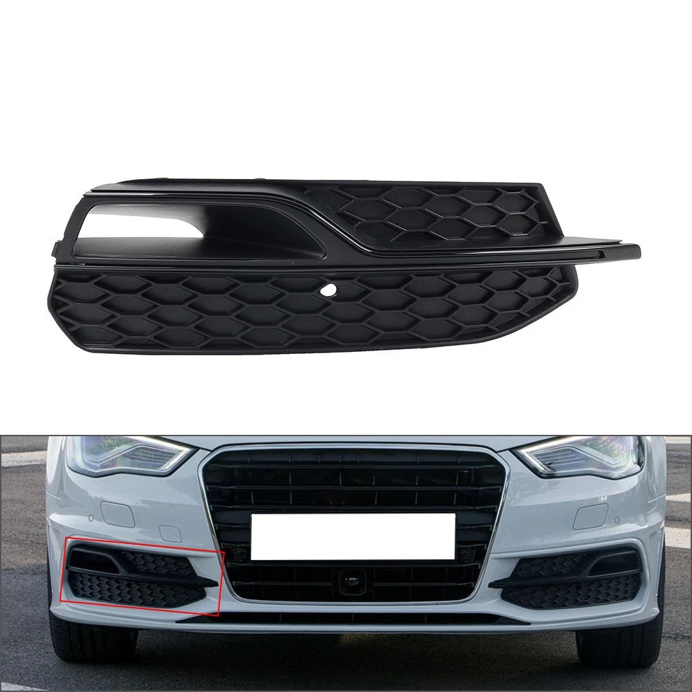 Front Bumper Fog Light Grille for Audi A3 (2014–2016) 8V3807682L