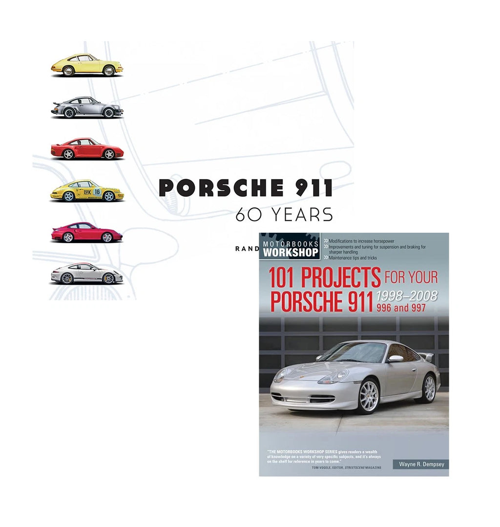 2 Book Set for Porsche 911 (1998–2008) - 60 Years & 101 Projects
