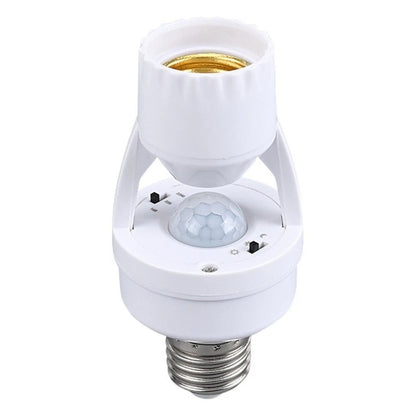 E27 Motion Sensor Light Bulb Holder for LED Bulbs