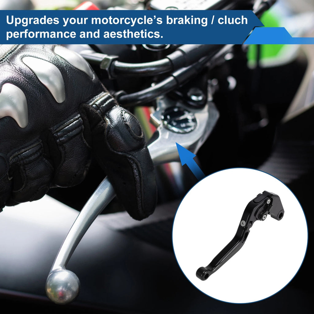 Adjustable Brake Clutch Lever for Honda NC700 (2016–2020) Solid Black