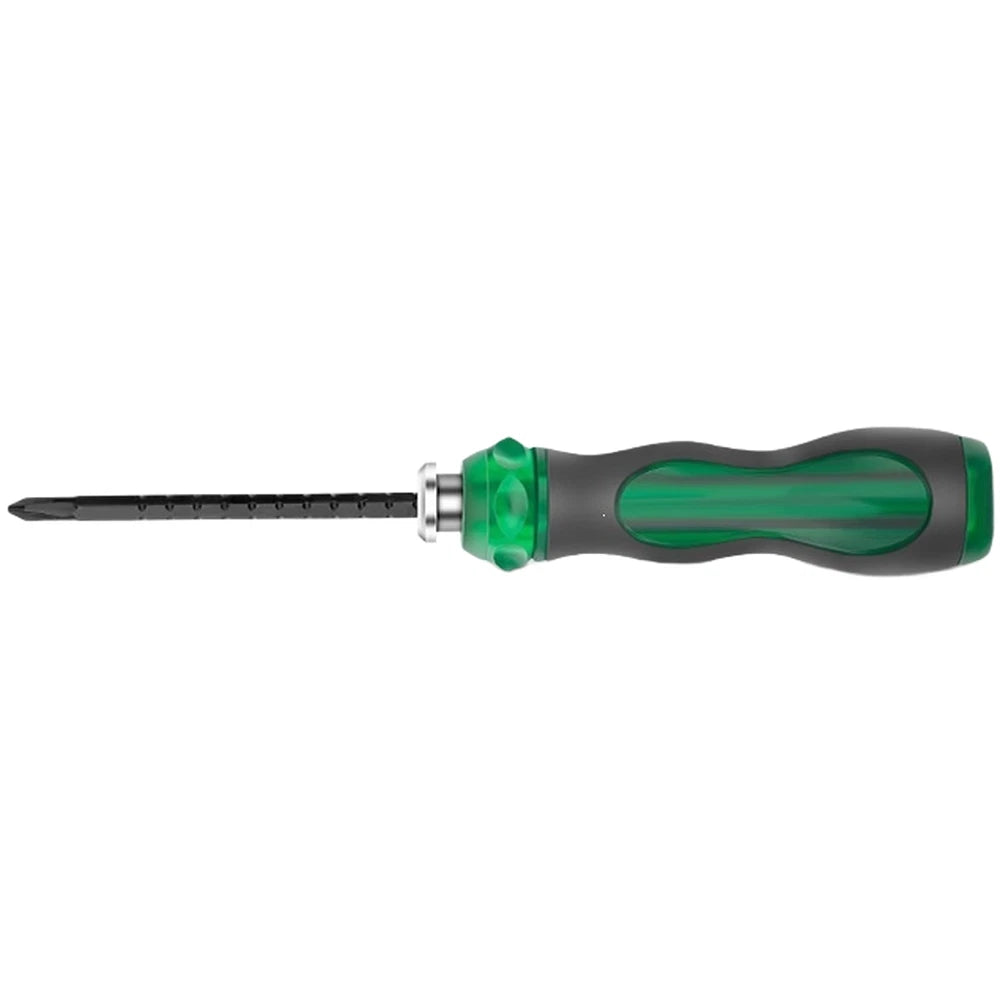 3-Piece Slotted Ratchet Dual Head Screwdriver Set for DIY Repairs