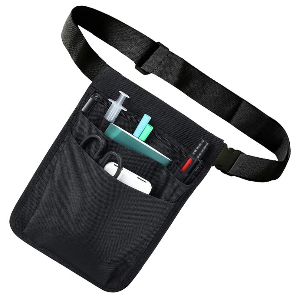 Heavy Duty Tool Organizer Waist Bag with Zippered Pockets