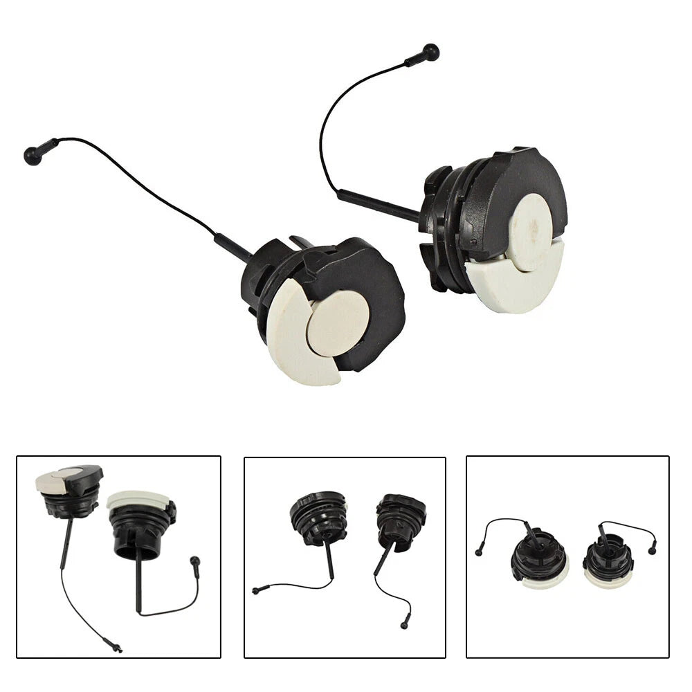 Set of 2 Fuel Cap & Oil Cap for Stihl MS200T MS200 MS210 MS230 MS250 MS260C MS360
