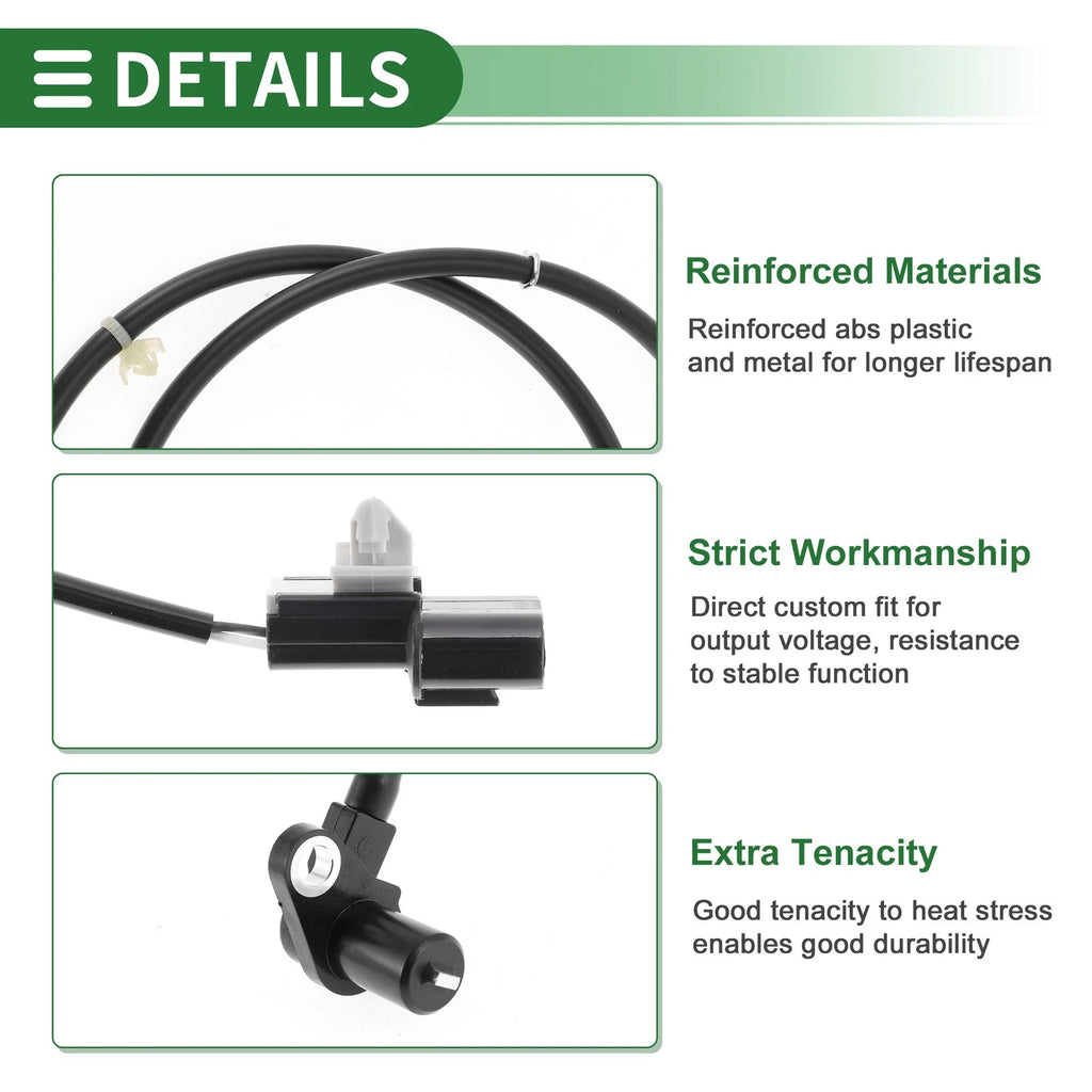 ABS Wheel Speed Sensor Replacement for Mitsubishi Lancer (2002–2007)