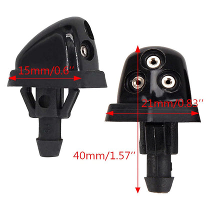 2Pcs Front Windshield Washer Wiper Nozzle 38340-56K00 for Suzuki Grand Vitara SX4 (2006–2014)