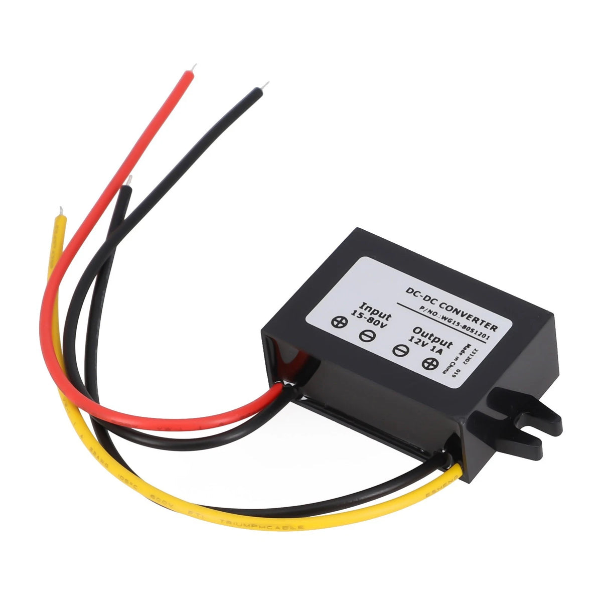 DC 24V/36V/48V/60V to 12V 1A Stepdown Converter for Car (Universal)