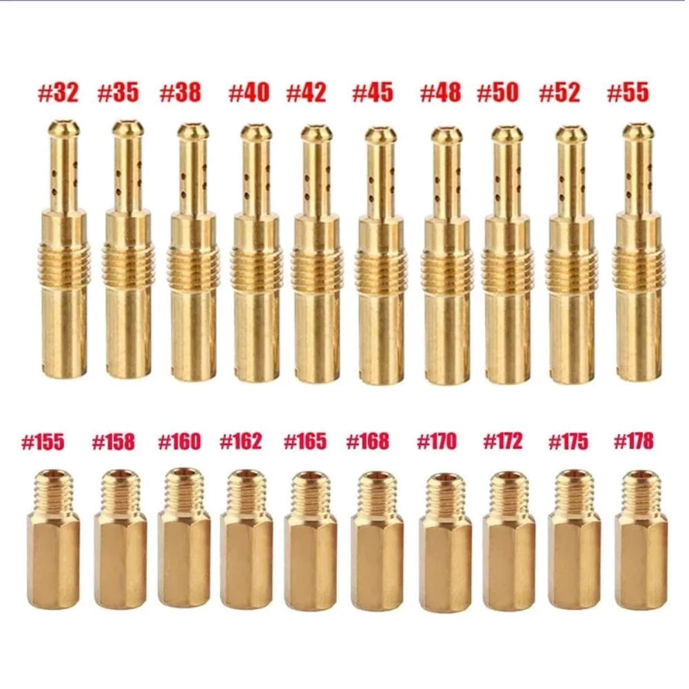 10X Slow Pilot Jet & 10X Main Jet Carb Kit for Keihin PWK CVK