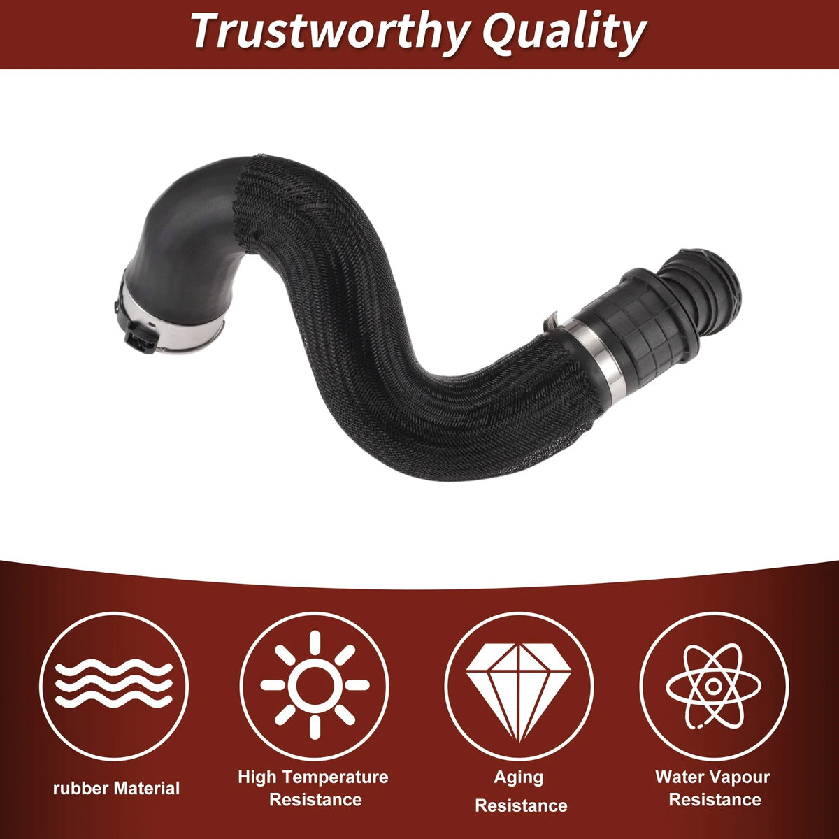 Engine Air Intake Tube Hose W/Clamp for Chevy Equinox (2018–2021)