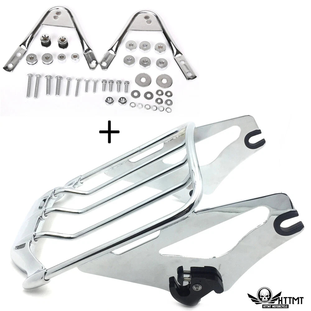 Detachable 2-Up Air Wing Luggage Rack for Harley Touring FLHT (1997–2008)