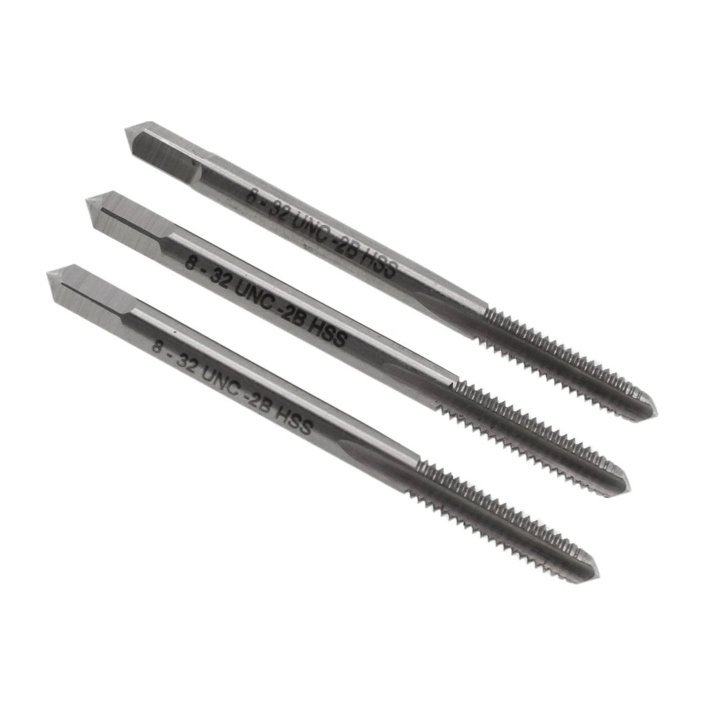 Hand Threading Tap Set 8-32 UNC for Automotive Applications
