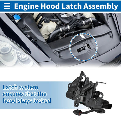 Hood Latch Assembly Replacement for Toyota Highlander (2010–2013)