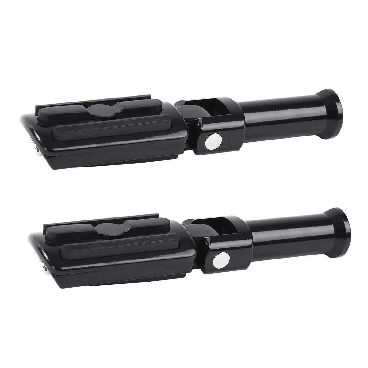 Black Rear Footpegs Bracket for Harley Softail Deluxe Fat Boy (2018–2025)