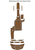 EVA Foam Teak Deck Floor Mat for Nautique SV211 (2006)