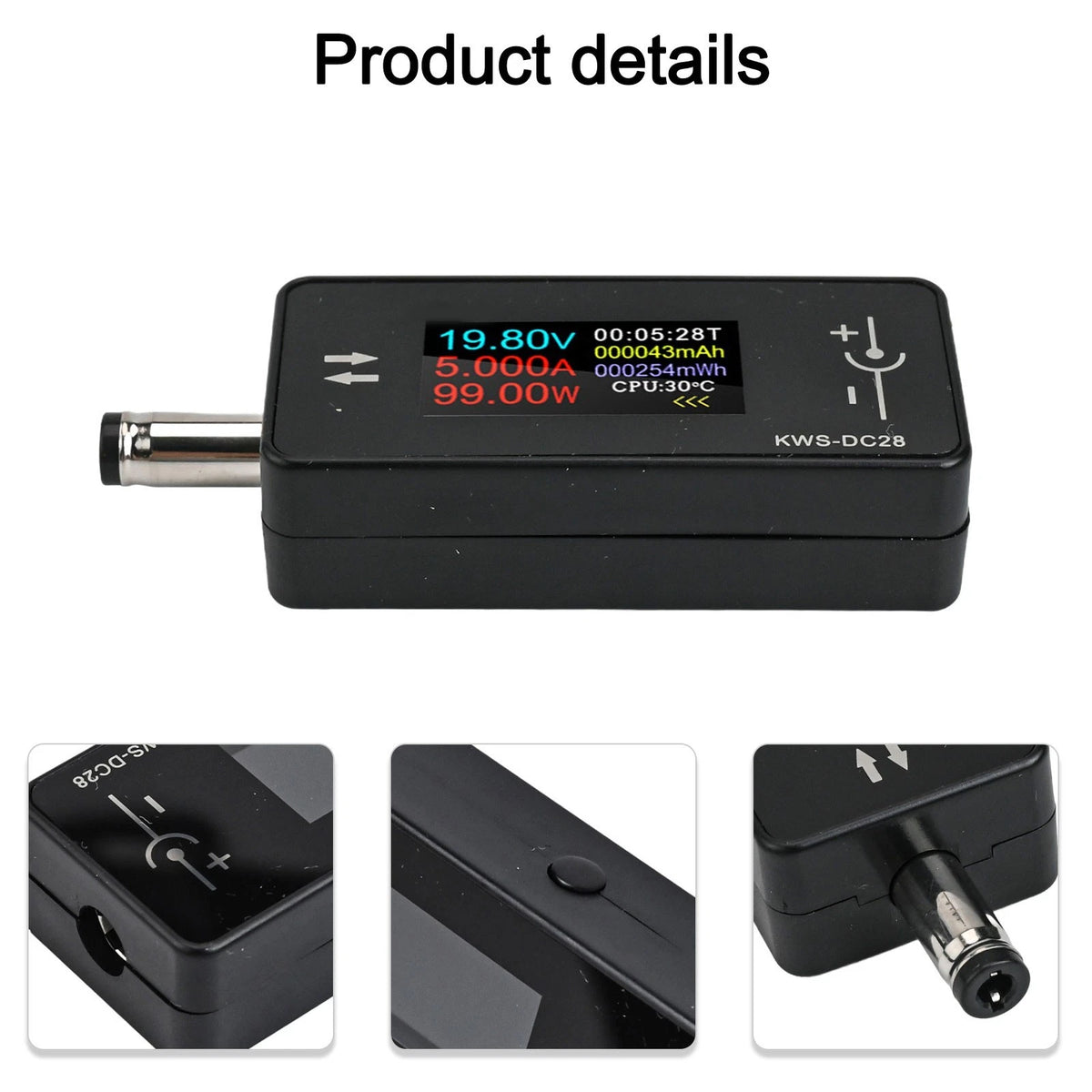 Interface Testing Device KWSDC28 for Accurate Voltage and Current Readings
