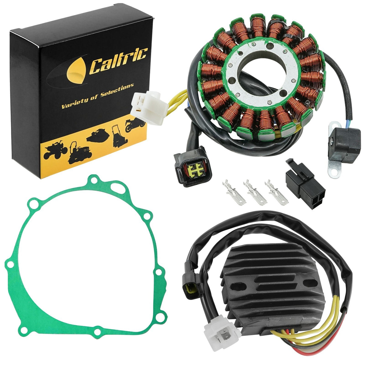 Stator and Regulator Rectifier With Gasket for Kawasaki KLX400 (2003–2004)