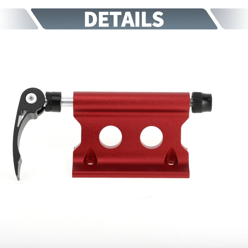 Bike Fork Mount Quick Release Rack Set for Roof Carrier Aluminum Red (1)