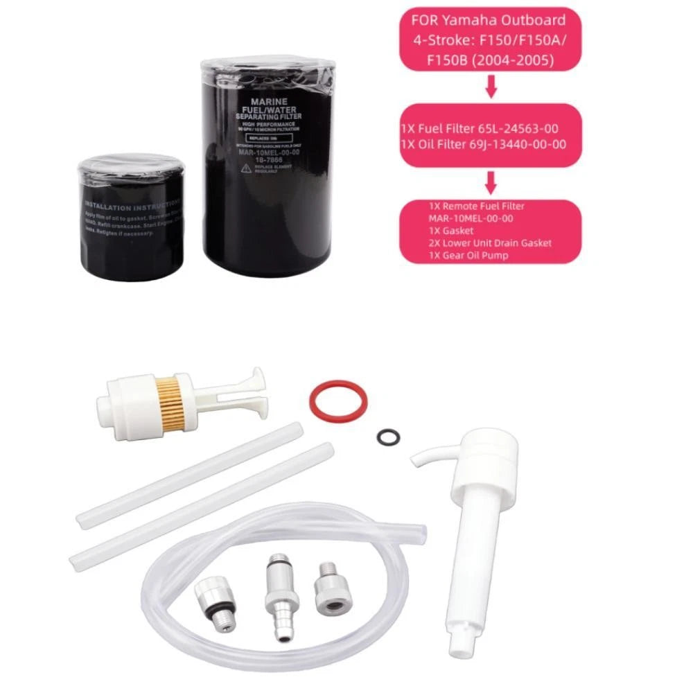 Outboard Oil & Filter Change Kit for Yamaha (69J-13440-00-00)