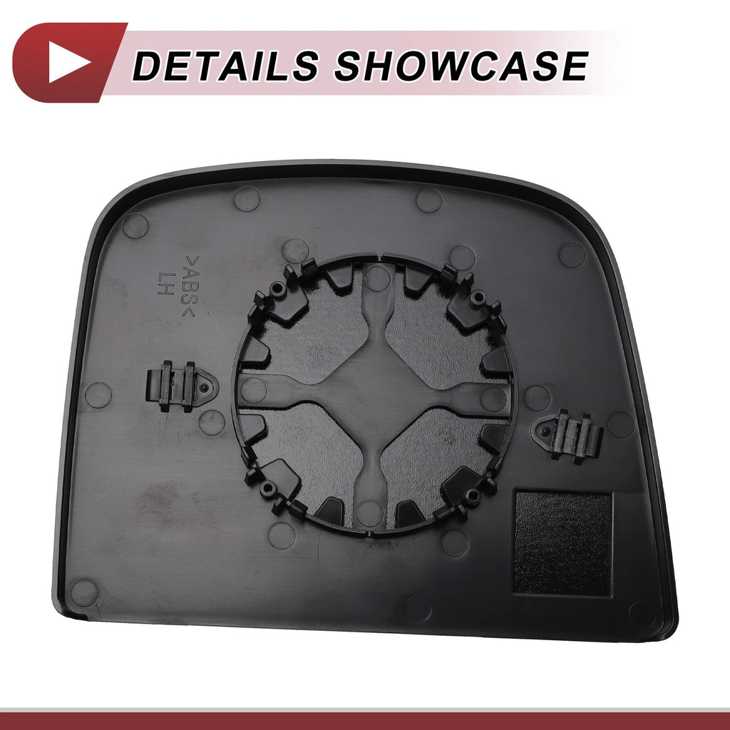 Driver Side Upper Mirror Glass Replacement for Chevrolet Express (2003–2023)