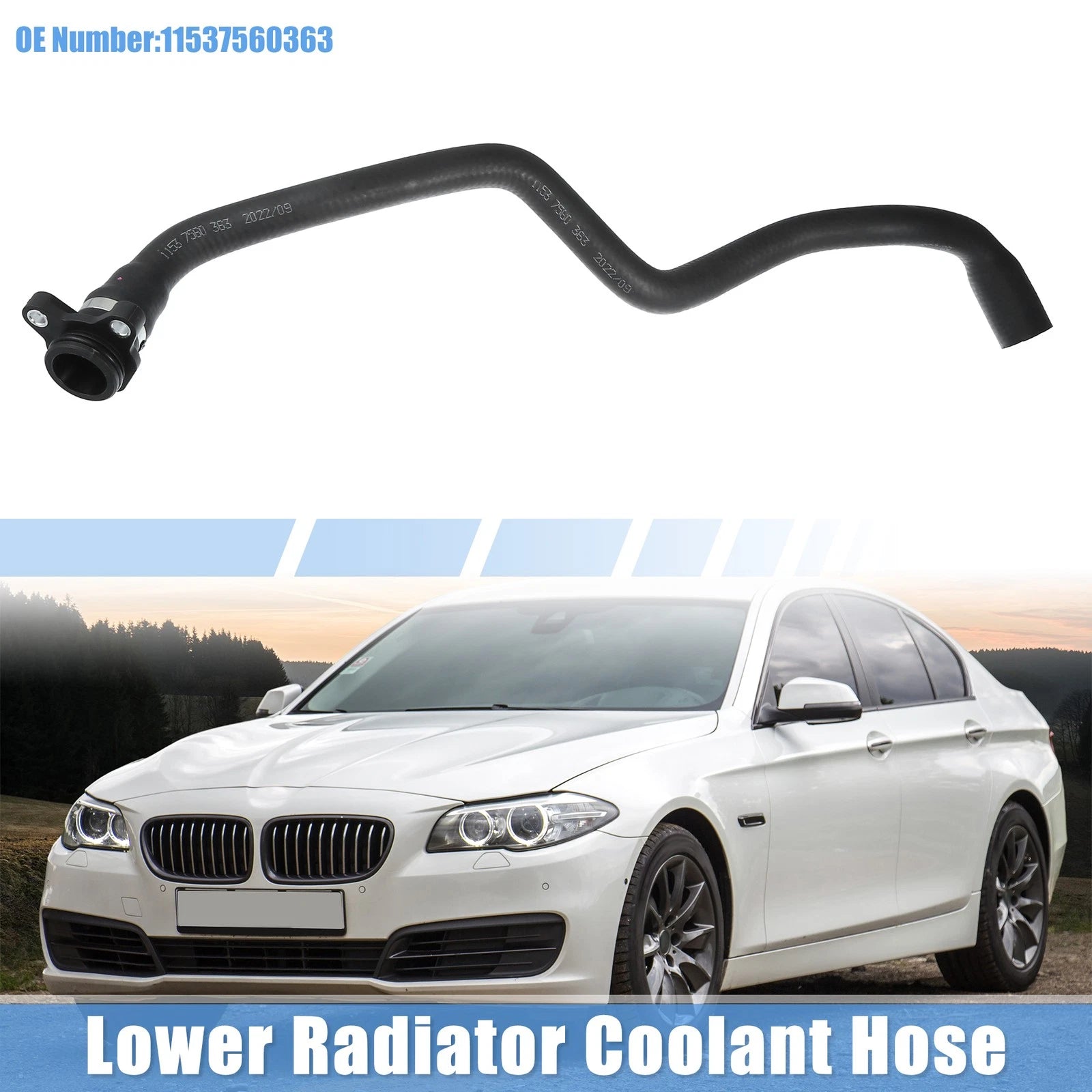 Radiator Coolant Hose Replacement for BMW X6 xDrive35i (2008–2014)