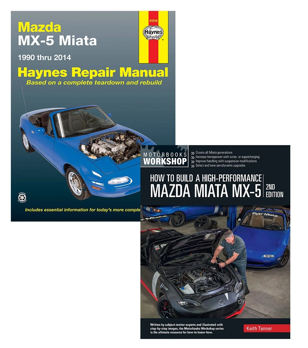 How to Build High-Performance Mazda Miata MX-5 (1990–2014) - 2 Book Set