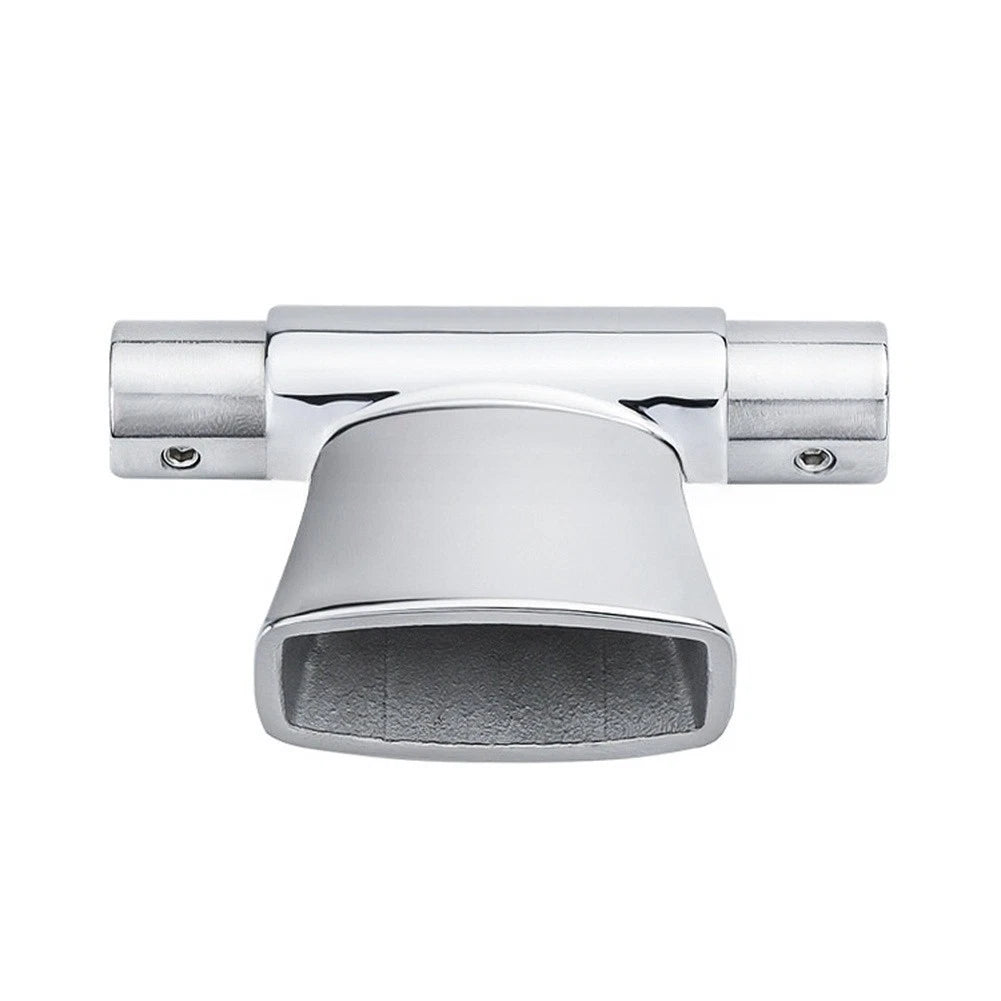 T Pipe Bracket for Boat Deck Installation (316 Stainless Steel)