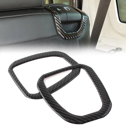 Rear Seat Adjustment Switch Frame Trim for Jeep Wrangler JL (2018–2021) 2 Pcs