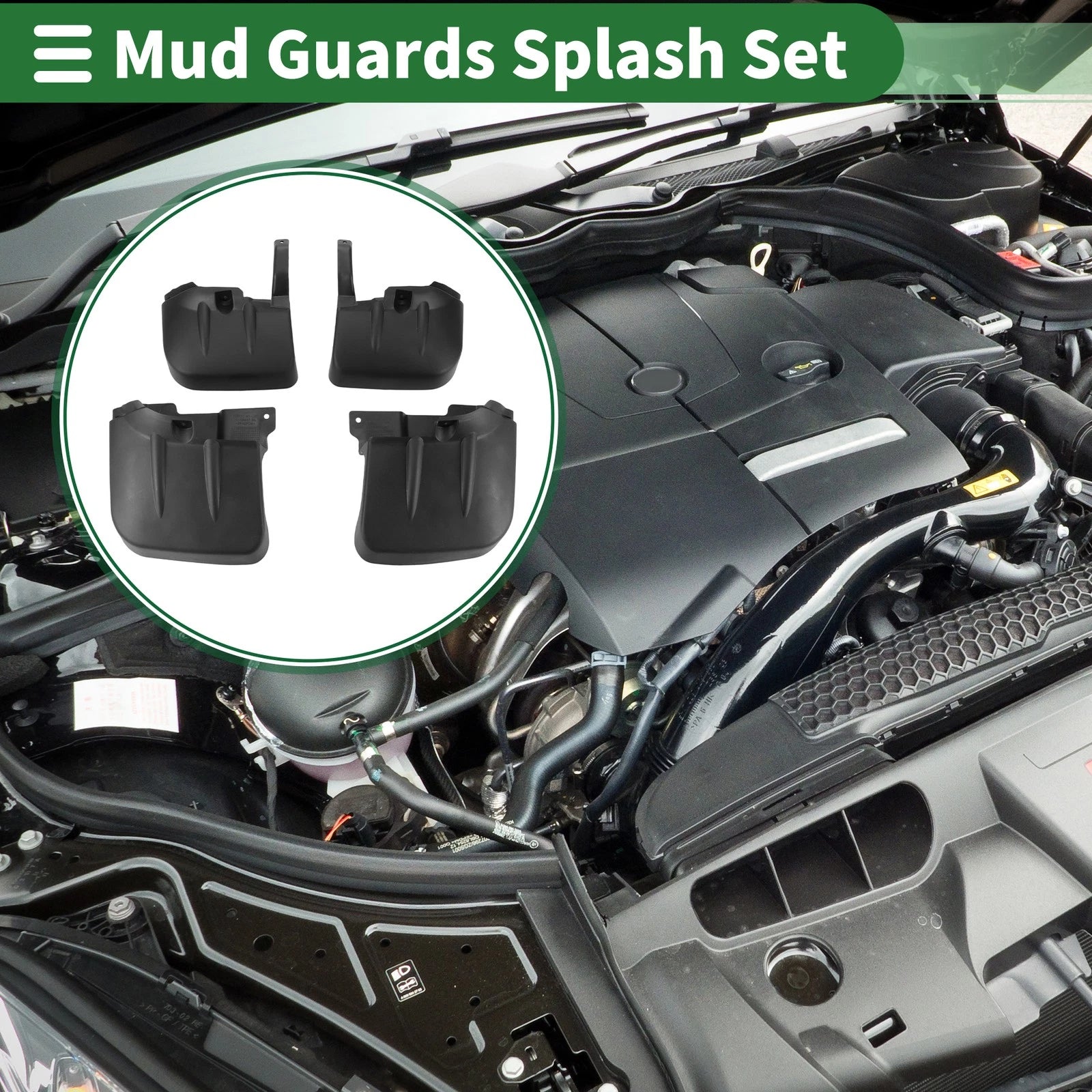 Mud Flaps Splash Guards 1 Set for Mitsubishi Triton MQ GLX L200 (2007–2014)