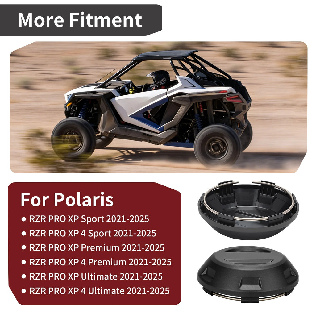 Set of 2 Wheel Center Caps for Polaris RZR Pro XP (2021–2025) 1524032