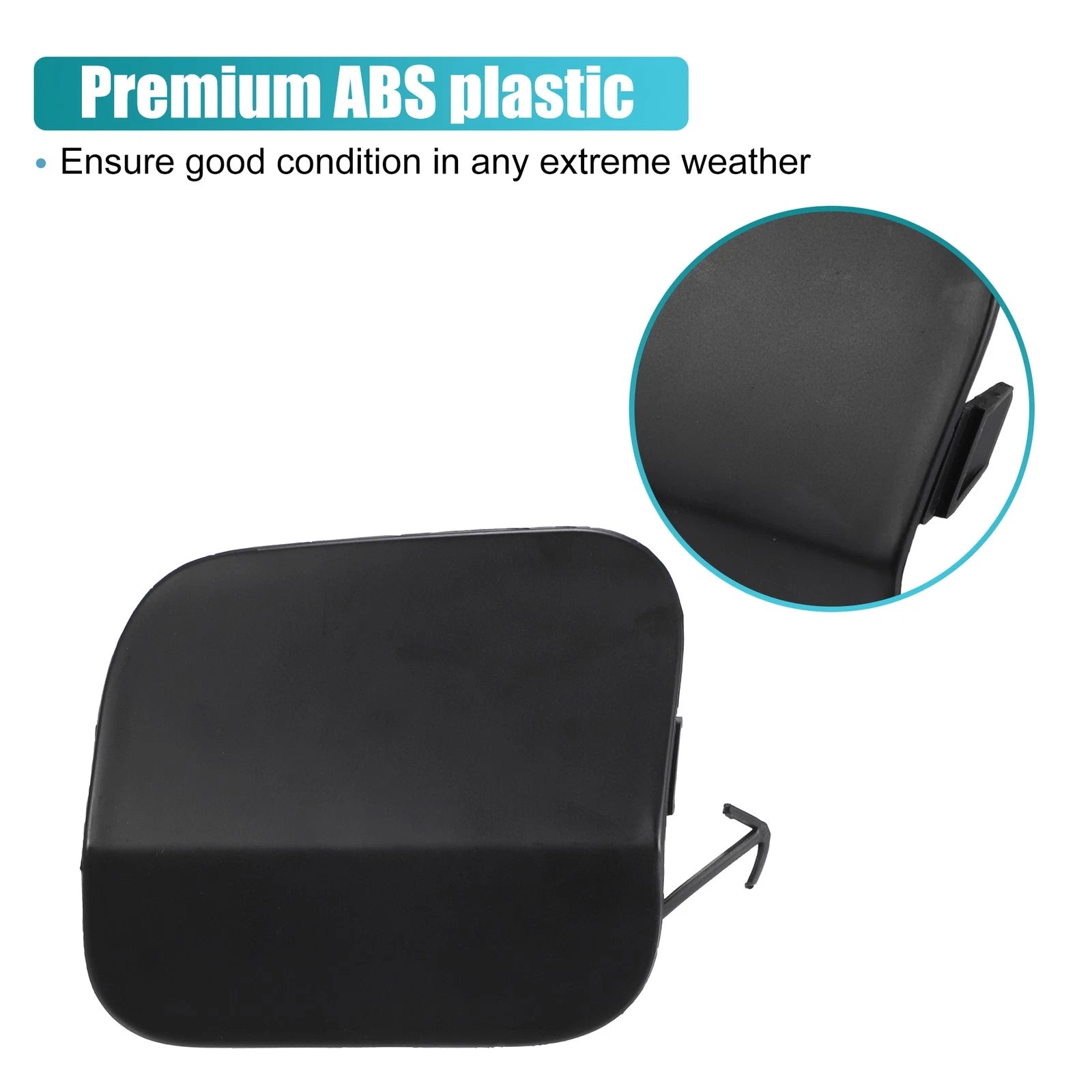 Front Left Bumper Tow Hook Cover Replacement for Toyota Highlander (2008–2013)