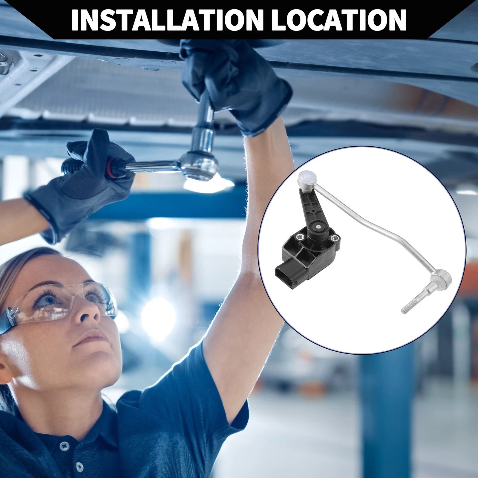 Ride Height Level Sensor Replacement Front for Audi A8 Quattro (2011–2018)