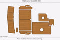 EVA Faux Teak Flooring for Bayliner Ciera 2655 2855 (1992)
