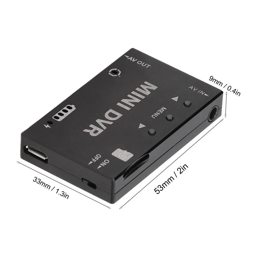 Mini DVR Video Recorder Module for FPV Systems (Supports 32GB TF Card)