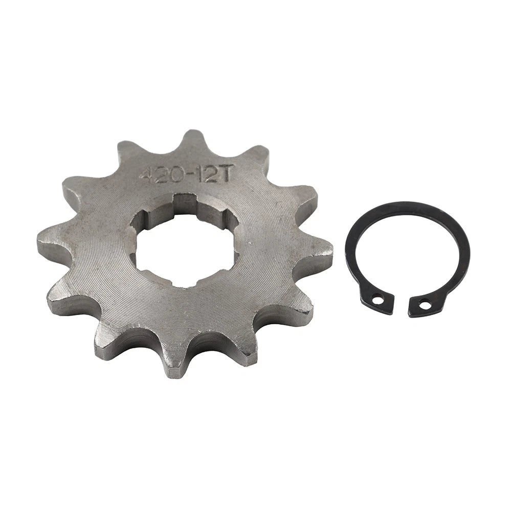 420 Chain 20mm 12T Front Sprocket For ATV Pit Bike 110cc 125cc 140cc