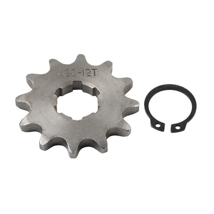 420 Chain 20mm 12T Front Sprocket For ATV Pit Bike 110cc 125cc 140cc