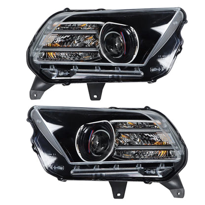 Headlight Assembly HID/Xenon W/LED for Ford Mustang (2013–2014) Left+Right