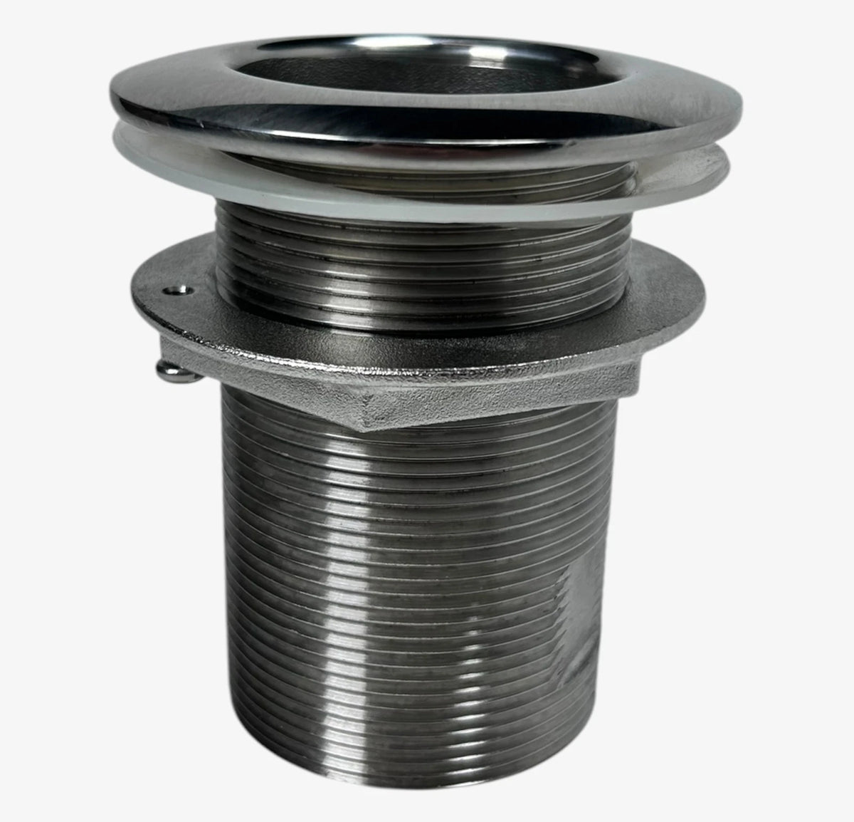 Thru Hull 3 5/8" x 2" NPT Stainless Steel Pipe for Automotive Applications
