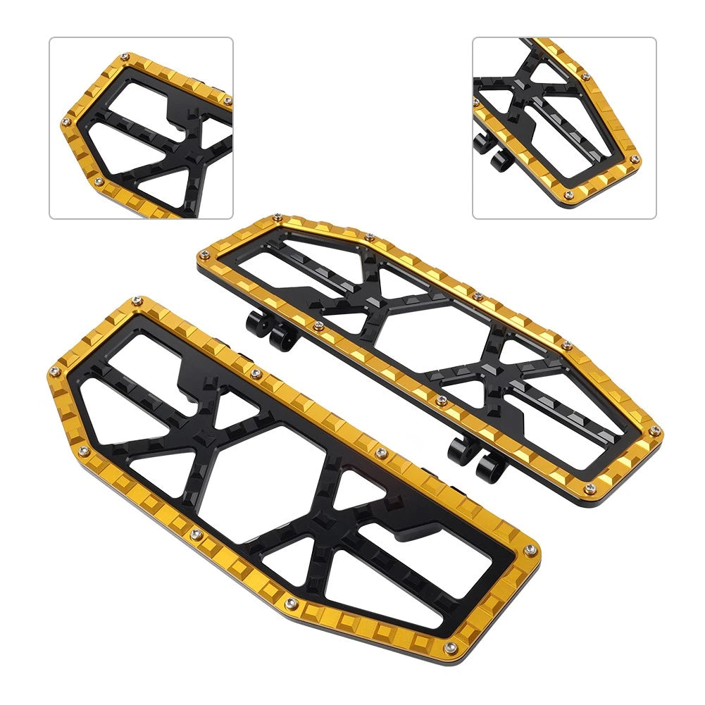 Rider Driver Floorboards Foot Pegs for Harley Electra Glide FLHT FLHTC (1995–2023)