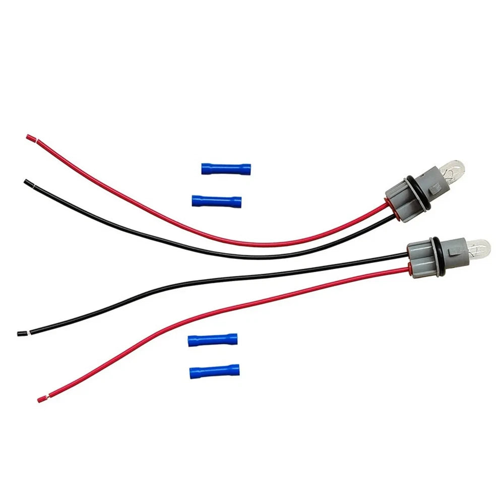2x Side Marker Lamp Light Bulb Socket Wire Harness Kit For Mercedes C CL E GL SL