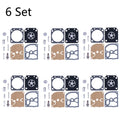 Set of 6 Carburetor Rebuild Kits for Stihl 017 018 MS180 MS170 (Zama RB-77 RB-66)