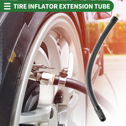 Tire Inflator Extension Tube 9.06 Inch 32TPI for Car Bicycle