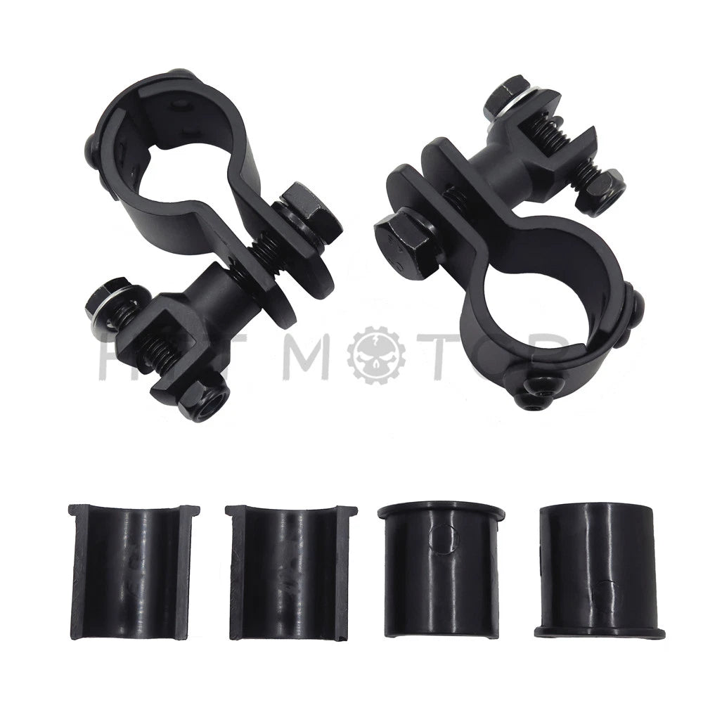 1 1/4" Crash Bar Clamp Foot Peg Mount for Harley Touring