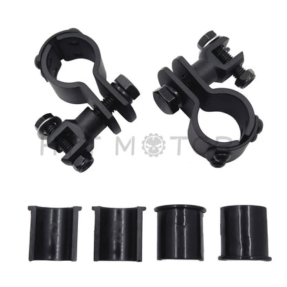 1 1/4" Crash Bar Clamp Foot Peg Mount for Harley Touring