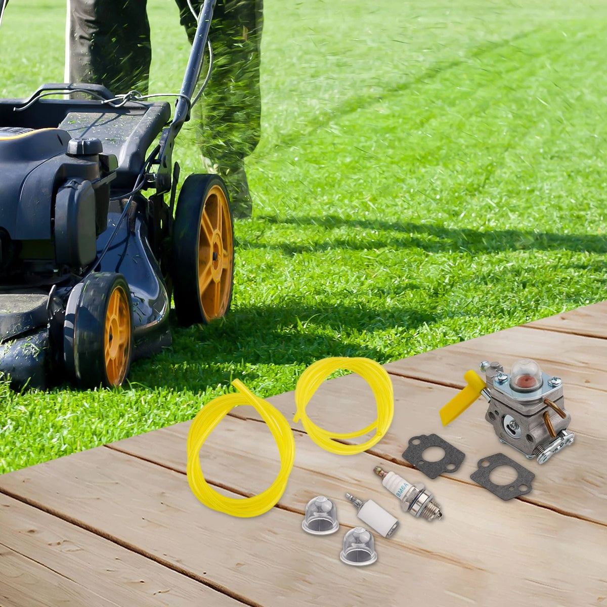 Carburettor Kit for RLT30CET Lawn Mower (Outdoor Living)