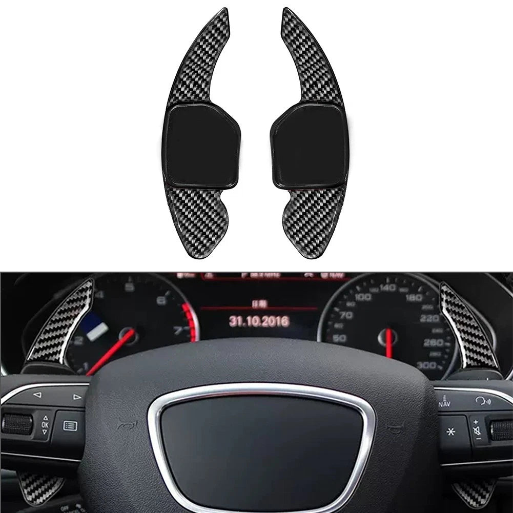 Steering Wheel Shift Paddle Extension for Audi A3 A4 A5 A6 A7 A8 Q5 Q7 S3 S5 S6 (2010–2023)
