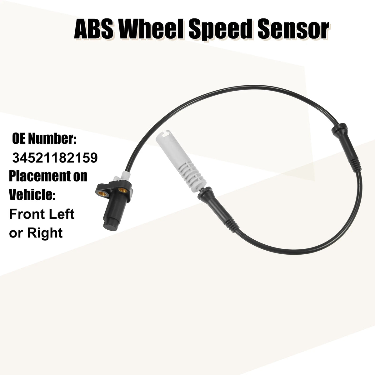 ABS Wheel Speed Sensor for BMW 520i 523i 528i (2001–2007) 34521182159