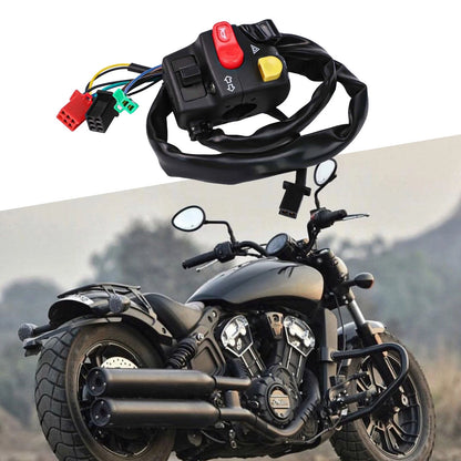 Compact ABS Motorcycle Switch with Stylish Black Finish for Daily Commuting